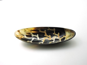 Elegante tazón decorativo de cuerno de búfalo auténtico, tazón para servir, tazón para ensalada, a precio de fábrica al por mayor. - Product Image 2