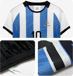 Conjunto de Camiseta de Fútbol para Niños # Uniforme de Fútbol para Jóvenes, Camiseta y Pantalones Cortos para Niños y Niñas, Conjunto de Entrenamiento Transpirable - Product Image 1