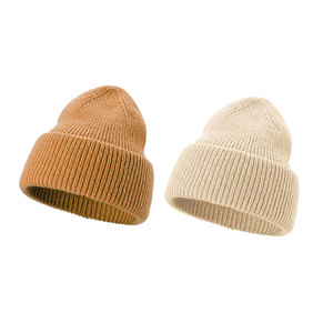 Gorros Personalizados con Logotipo Tejido, Gorro con Puño para Marcas de Ropa Urbana Estadounidense, Bajo MOQ, Colección de Marca - Product Image 1