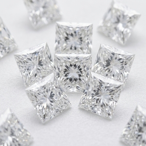 Diamant synthétique de laboratoire taille princesse CVD HPHT DEF VVS VS 1,50 mm à 2,50 mm 0,02 à 0,10 ct, non monté, pour la fabrication de bijoux - Product Image 3