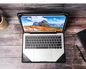 Custom Logo Durable Genuine Leather Sling <b>Laptop</b> <b>Sleeve</b> for Men & Women Modern Vintage Business Office Use LS-0292 - Product Image 2