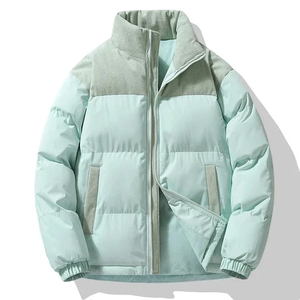 Wholesale Golden Weather <b>Man</b> Varsity Hooded Reversible Eco-Friendly Waterproof Windproof Breathable Woven <b>Winter</b> Bubble Jacket - Product Image 6