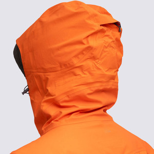 Chaqueta con Capucha Naranja para Hombre, Impermeable, para Uso en Exteriores, con Exterior de Poliéster, Cierre de Cremallera, Estilo Otoñal - Product Image 5