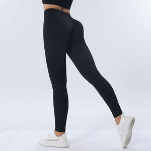 Ensemble de vêtements de sport pour femmes en cinq pièces, couleur unie, pour la gym, le yoga, l'entraînement, haut à manches longues, soutien-gorge de sport, crop top, leggings taille mi-haute - Product Image 6
