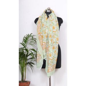 Paréo magnifique et doux à imprimé floral, tenue de plage sexy, sarong en pur coton imprimé à la main, belle robe paréo, sarong imprimé. - Product Image 1