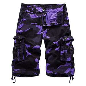 Shorts Casuales de Mezclilla para Hombre, de Alta Calidad, Color Azul Sólido, Ecológicos, con Bordes sin Rematar, Corte Holgado - Product Image 3