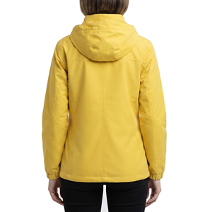 High Quality Waterproof Windbreaker Jacket Women Chest Pocket Hood Rain Jackets Ladies 100% Nylon Spandex Wind Breaker Jacket - Product Image 2