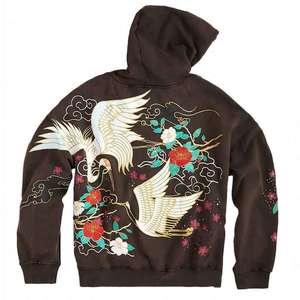 เสื้อฮู้ดปักลายใหม่พร้อมดีไซน์ลายปักที่ประณีต ผ้าฟลีซนุ่มสบาย เหมาะสำหรับออกกำลังกายหรือสวมใส่ลำลอง - Product Image 6