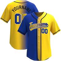 Maillot de baseball personnalisé pour jeunes, logo imprimé en 3D, faible MOQ, confortable, personnalisable, nom de l'équipe imprimé par sublimation
