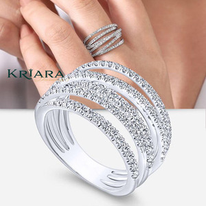 Bague en or blanc pour femme, diamant taille brillant rond, bijoux de mariage classiques, diamants de laboratoire, alliance éternité complète - Product Image 5
