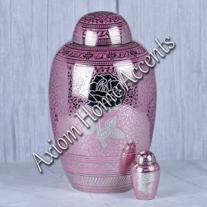 โกศทองเหลืองหรูหราพร้อมที่จับตกแต่งของที่ระลึกที่ระลึกพร้อมสไตล์คลาสสิกโดยสัจพจน์ตกแต่งบ้าน - Product Image 4