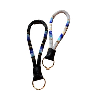 Cordon de cou tendance en perles de rocaille pour téléphone, clés et carte d'identité, fait main, coloré - Product Image 2