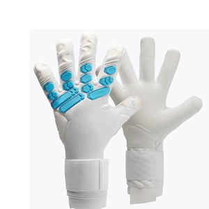 Gants de gardien de but pour jeunes, en cuir PU de 4 mm, antidérapants, avec fermeture auto-agrippante, rembourrés, pour le football, personnalisables - Product Image 6