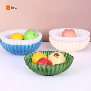 Handmade indian crafted resin bowl fruit basket jar tray here <b>top</b> seller <b>table</b> <b>decor</b> here wholesale resin - Product Image 3