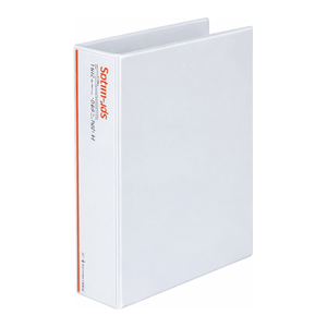 A4 PVC D-<b>Ring</b> <b>Binder</b> 200-400 Sheet Capacity Replaceable Cover Pockets - Product Image 3