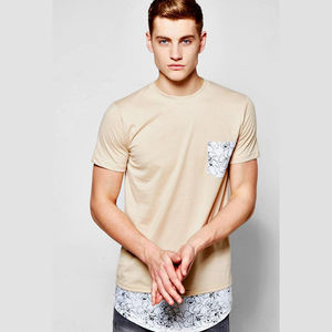 Camiseta de Manga Corta de Secado Rápido, Tejida, Estampada y Personalizable para Hombre, 100% Algodón, con Logotipo Bordado Personalizado, Talla Grande - Product Image 1