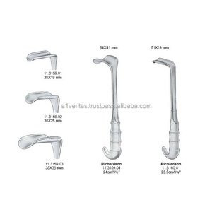 Retractor Richardson A-1 VERITAS de Primera Calidad, 23.5 cm / 24 cm, Juego de Instrumentos para Cirugía Abdominal |   Instrumentos Reutilizables - Product Image 2