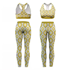 Conjunto de Yoga para Mujer en Oferta, Conjunto de Yoga a Bajo Precio, Ropa Deportiva para Gimnasio, Servicio OEM, Conjunto de Yoga para Mujer - Product Image 4