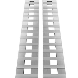 84x14 Inch Aluminum <b>Car</b> Trailer Truck ATV <b>Ramps</b> 6000LBS Capacity 1 Pair-2 <b>Ramps</b> - Product Image 2