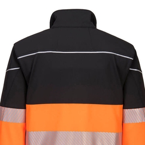 Veste de sécurité de travail haut de gamme, bande réfléchissante haute visibilité, logo personnalisé, fournisseur OEM, veste de construction industrielle - Product Image 5