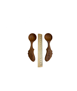 Cuchara de madera Cubiertos de madera natural respetuosos con el medio ambiente para cocinar y cenar diariamente Hecho a mano en Vietnam - Product Image 6