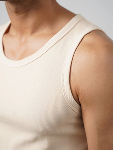 Factory Rate Hooded Sporty Tank Tops Men's Wholesale Custom <b>Logo</b> Comfortable Solid Color 100% Cotton Breathable Eco-Friendly - Product Image 6