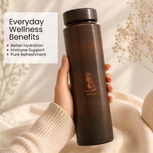 Best Selling Handcrafted Drink Ware Copper Bottles Pure Metal Copper Bottle With High Benefits Available at Wholesale Price - Product Image 4