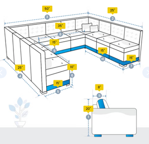 Vietnam Plain Dyed UV-Resistant Coating Sectional Covers Patio Furniture U Shape Sectional Couch Custom Covers <b>Sofa</b> <b>Slipcovers</b> - Product Image 5