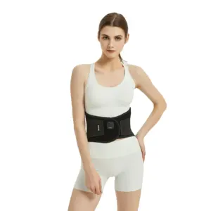 Back Support Belt EMS TENS Units Waist Massager Electric Vibration Back Protect Health Care Muscle Massage Product