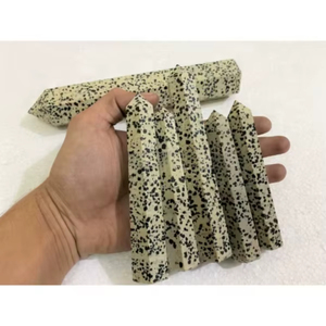 Dalmation Jasper คริสตัลโอเบลิสก์คริสตัลรูปหอคอยหินธรรมชาติ - Product Image 2