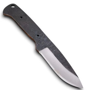Cuchillo de caza y camping de hoja fija de acero al carbono pulido hecho a mano, personalizable ODM/OEM/OBM, DIY - Product Image 1