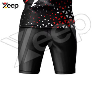 Uniforme de Fútbol de Poliéster Transpirable y Duradero de Alta Calidad, Talla Grande, Ropa de Equipo, Logotipo Personalizado, Impresión por Transferencia de Calor, Servicio OEM - Product Image 3
