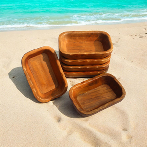 Bol à pâte en bois massif pour la fabrication du pain, bol à bougie vintage, décoration d'intérieur par glowin fashion - Product Image 2