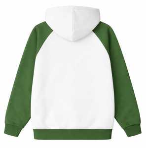 เสื้อฮู้ดแขนยาวสีขาว Iota Phi Lambda Sorority พร้อมแขนเสื้อสีเขียวมรกต ลายตัวอักษรกรีก เสื้อผ้าลำลองสำหรับผู้หญิง - Product Image 6