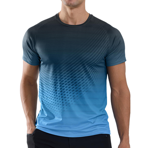 T-shirt de sport d'été pour homme en maille respirante et légère, idéal pour la course à pied, avec logo personnalisé, vêtement de sport pour la gym - Product Image 3