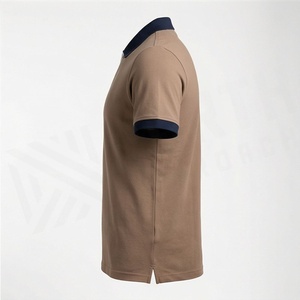 เสื้อโปโลผู้ชายไซส์ใหญ่ พรีเมียม ผ้าฝ้ายลำลอง ระบายอากาศ แห้งเร็ว ทรงเข้ารูป แขนสั้น ซิปครึ่งตัว สีตามสั่ง - Product Image 3