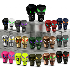 Guantes de Boxeo de Color Liso Personalizados, Nuevo Diseño, Profesionales, para Entrenamiento, Sparring, MMA, Kickboxing, Fitness, Combate - Product Image 1