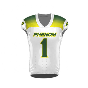 Maillots de football américain respirants de dernière génération, grandes tailles, uniformes en gros, personnalisables, 100 % polyester, unisexes, sur mesure - Product Image 3