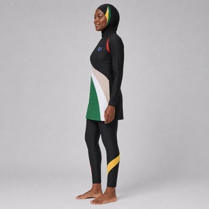 Modest Bikini Set Women's Long Sleeve UV Protection Swimwear Comfortable Beach <b>Bathing</b> Suit modest bikini set Casual Style - Product Image 5