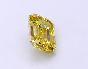 Pierre CVD en diamant jaune de 1,04 carat, taille émeraude, fantaisie, clarté VS1, polissage excellent, haute valeur, prix fabricant - Product Image 4