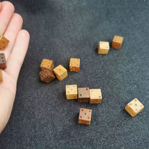 Artisan Polyhedral Wooden <b>Dice</b> Natural Handmade Eco-Friendly Durable 7-Piece <b>Set</b> for Board Games RPG Collectors Tradebyd - Product Image 1