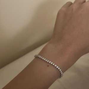 Tennis <b>Bracelet</b> Iced Out 925 <b>Sterling</b> <b>Silver</b> VVS Moissanite Diamond Luxury Hip Hop Bling Micro Pave Fashion <b>Bracelet</b> - Product Image 5