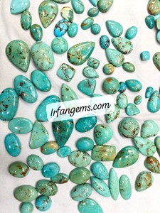 Turquesa de Arizona 100% Natural de Alta Calidad, Cabujón, Precio al por Mayor, Lote de Piedras para Joyería Hechas a Mano - Product Image 4