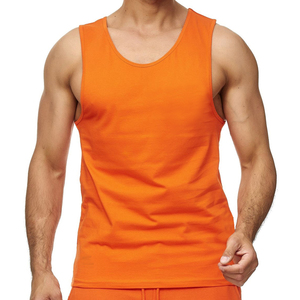 Camiseta sin Mangas para Hombre, 100% Algodón con Spandex, Color Gris, Ropa de Verano, Talla Grande, Precio Económico, Transpirable, Estilo Casual y Urbano - Product Image 6