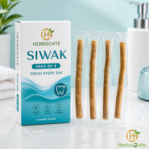 Bâtonnets de Siwak Miswak, lot de 4, solution naturelle de soins dentaires avec bâtonnets nettoyants à base de plantes pour un soin buccal quotidien confortable - Product Image 3