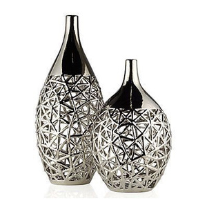 <b>Unique</b> Sculptural Iron Flower <b>Vase</b> Creative Decorative Showpiece for Tabletop and Console - Product Image 3