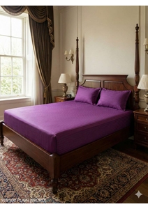 Ensemble de draps en satin de coton de luxe – Drap de lit King Size avec taies d'oreiller assorties - Product Image 5
