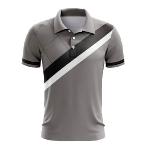 เสื้อโปโลผู้ชายแบบเรียบง่าย สวมใส่สบาย น้ำหนักเบา - Product Image 2