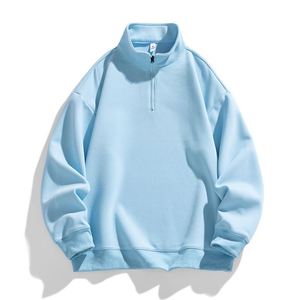 Sudadera Unisex de Alta Calidad en Poliéster y Algodón, Cuello con Cierre de Cremallera, 330g, Resistente al Viento y al Agua, con Logotipo Personalizado en la Parte Posterior del Cuello - Product Image 5