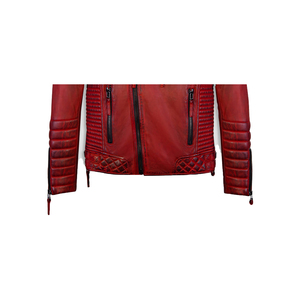 Hot Premium Quality 100% Leather Winter Jacket for Men with Front Logo Zipper Closure Waterproof & Windproof OEM Service - Product Image 3
